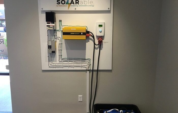 Rare labs solarable IoT solar and wind generator