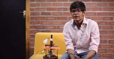 Indian student invented fan bulbs and charge mobiles